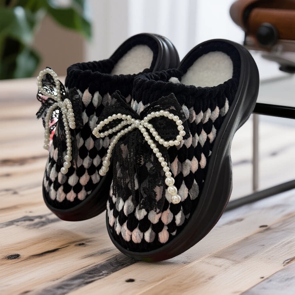 老爹增高底冰条线拖鞋成品 收到直接穿 纯手工网红款居家拖鞋