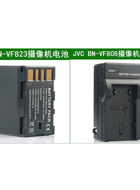 适用 JVC杰伟世摄像机电池+充电器GZ-MG275 GZ-MG330 MG335 HM90