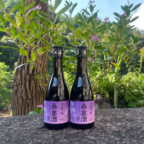 山里陈桑葚酒300mlx2瓶红曲酒手工原酒微醺果酒米酒