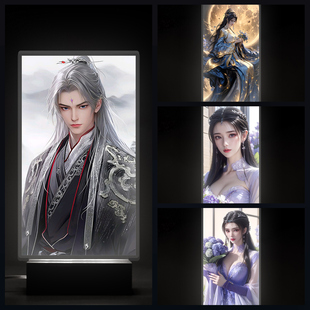 同人仙逆王林李慕婉动漫周边谷子榉木小夜灯生日礼物品