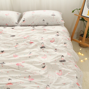 赔钱清仓处理纯棉床单单件全棉学生宿舍儿童被单被罩被套床笠