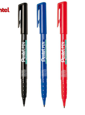 pentel PEN NMS50 飞龙记号笔 油性笔 黑红蓝三色可选 日本产