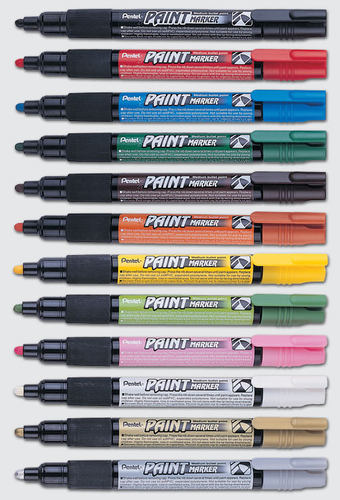 pentle派通油漆笔记号笔 MMP20 Paint Marker 日本漆油笔 多色
