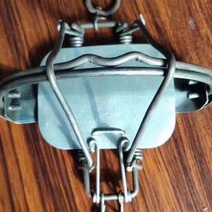 新款 捕鼠器家用灭鼠粘鼠板圆夹 双板强力捕鼠夹子老鼠夹弹簧加强款