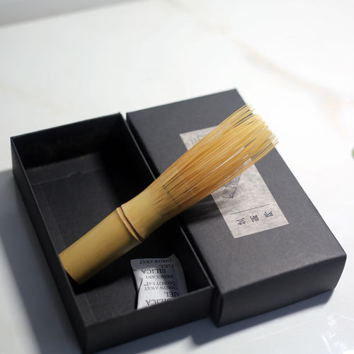 竺副帅白竹全筅 宋代点茶茶筅长柄圆形长穗抹茶工具茶道表演专用