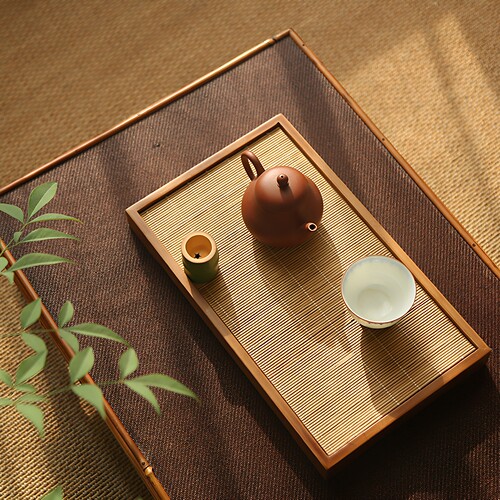 竹子迷你托盘小型功夫茶具