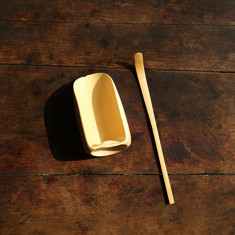精磨手工竹制 茶则 茶勺茶匙茶道六君子 功夫茶道配件 纯手工打磨