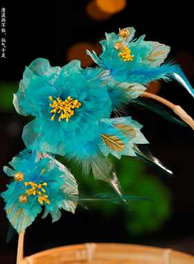 软枝绢纱清新甜美花朵