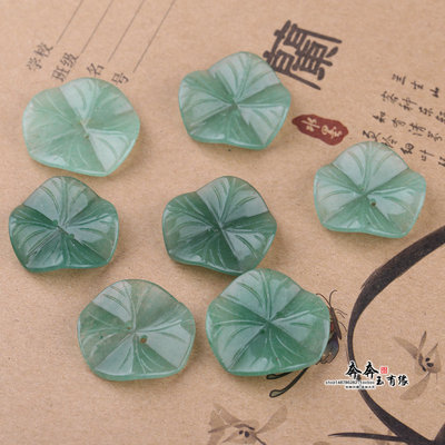 diy花朵胸针发簪东陵玉