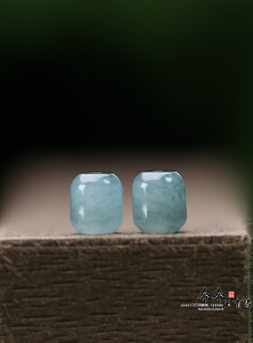 纯天然A货DIYC61蓝水翡翠