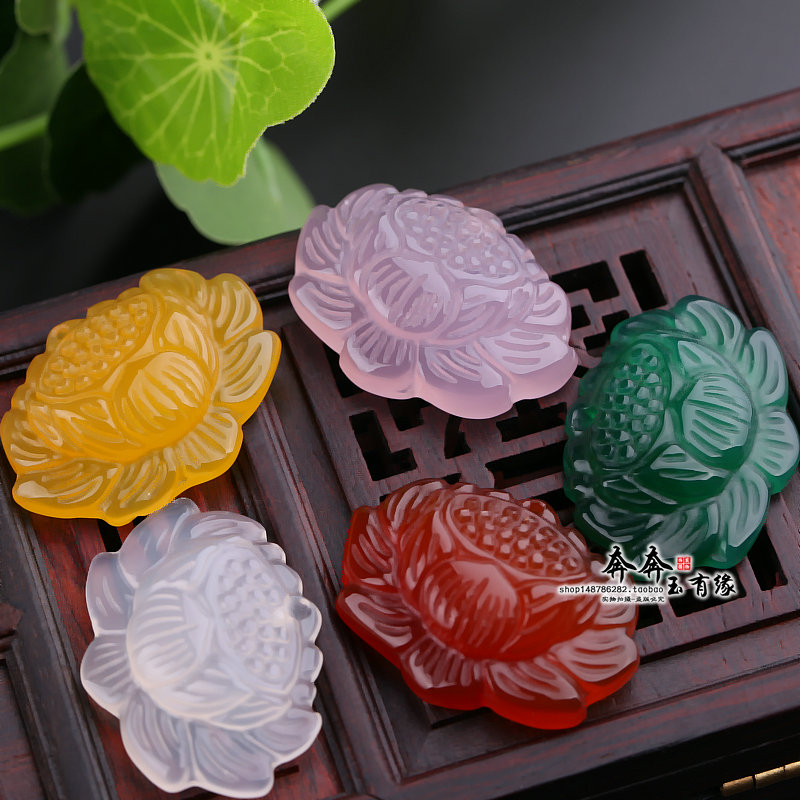 天然玛瑙挂件项链玉坠diy饰品