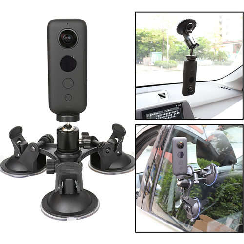 适用insta360 onex5x4吸盘全景相机汽车内外固定支架车载吸盘配件