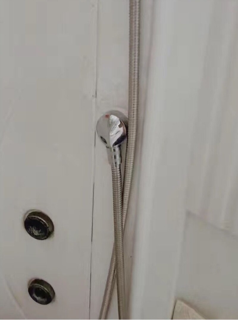 整体淋浴房屏配件接花洒软管接口通水管圆形两头外丝4分铜接头