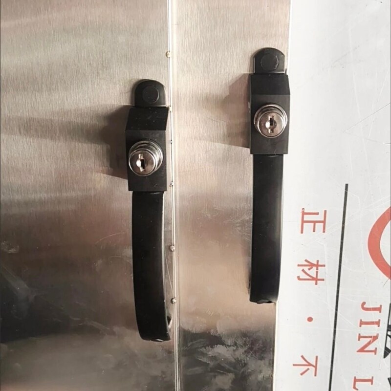 金刚网纱窗锁砂网执手窗把手锁三推防盗锁铝合金带钥匙防盗断桥铝图片