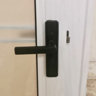 家用执手锁无钥匙厨房玻璃门锁浴室单舌专用通用型门把手卫生间