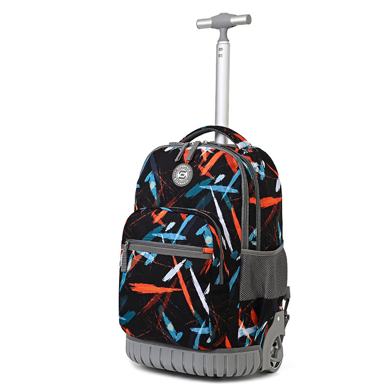 SUPERPACK新款18寸铝合金单拉杆书包小学生初高中生双肩背包软箱