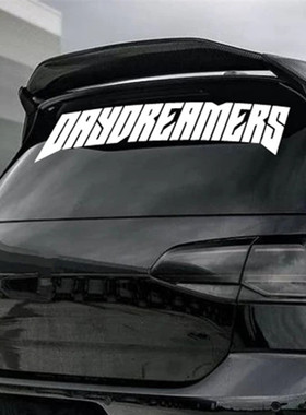 【JDM车贴】DAY DREAMERS 创意趣味玻璃窗户车身汽车装饰贴纸包邮