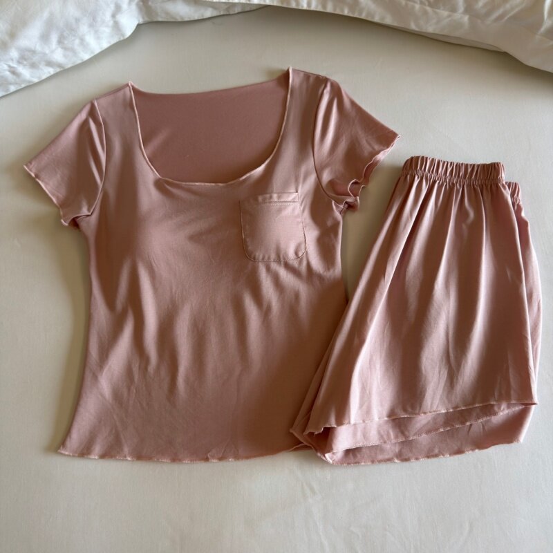 休闲可出门穿薄款居家服图片