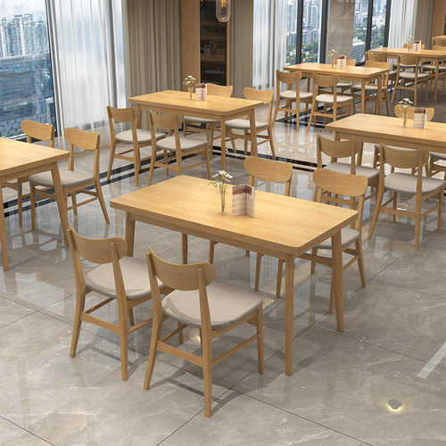 商用食堂餐厅奶茶店洽谈桌椅