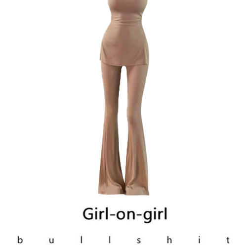 纯欲辣妹U领修身吊带背心女