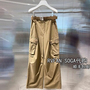 长裤 REVANYAYA芮范雅2025秋季 子R71301199 裤 女工装 新款 皮带休闲裤