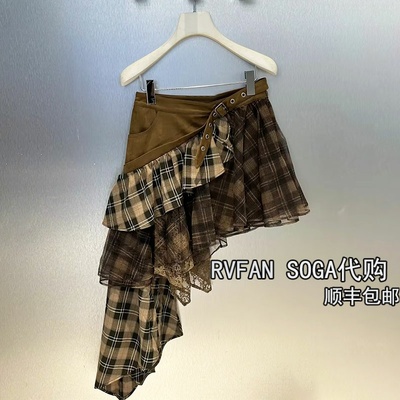 REVANYAYA芮范雅2025冬季新款小个子A字半身裙女短裙子R91501320