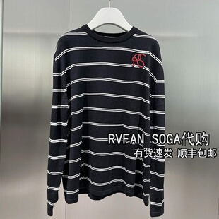 REVANYAYA芮范雅2026春季新款宽松条纹针织衫女长袖上衣R10601143