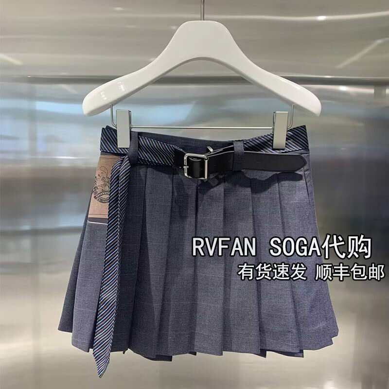REVANYAYA芮范雅2026春季新款小个子百褶半身裙女短裙子R11501392