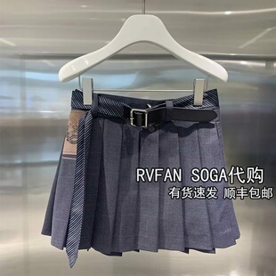 REVANYAYA芮范雅2026春季 小个子百褶半身裙女短裙子R11501392 新款