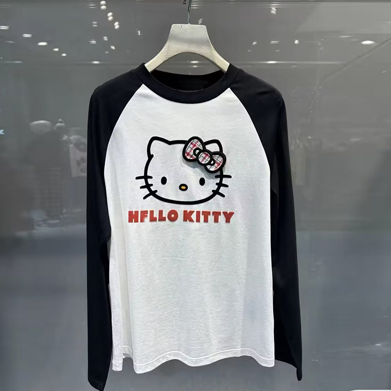 REVANYAYA芮范雅2026春季新款撞色圆领T恤女休闲小上衣R11001487