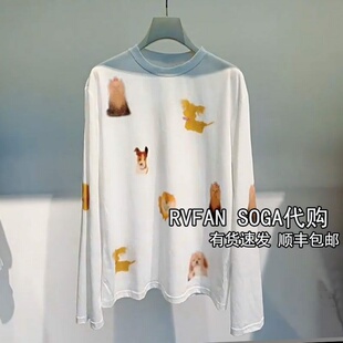 REVANYAYA芮范雅2026春季 休闲白色T恤女宽松小上衣R11001156 新款