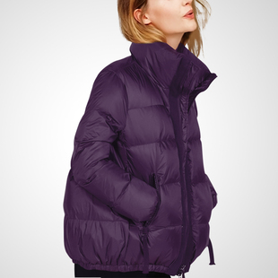 冬装欧美风潮流时尚轻薄保暖羽绒服女2026年新款气质宽松上衣外套