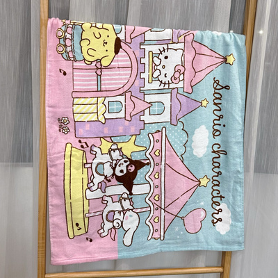 可爱少女心 浴巾纯棉柔软吸水库洛米美乐蒂大耳狗KT 60*120cm