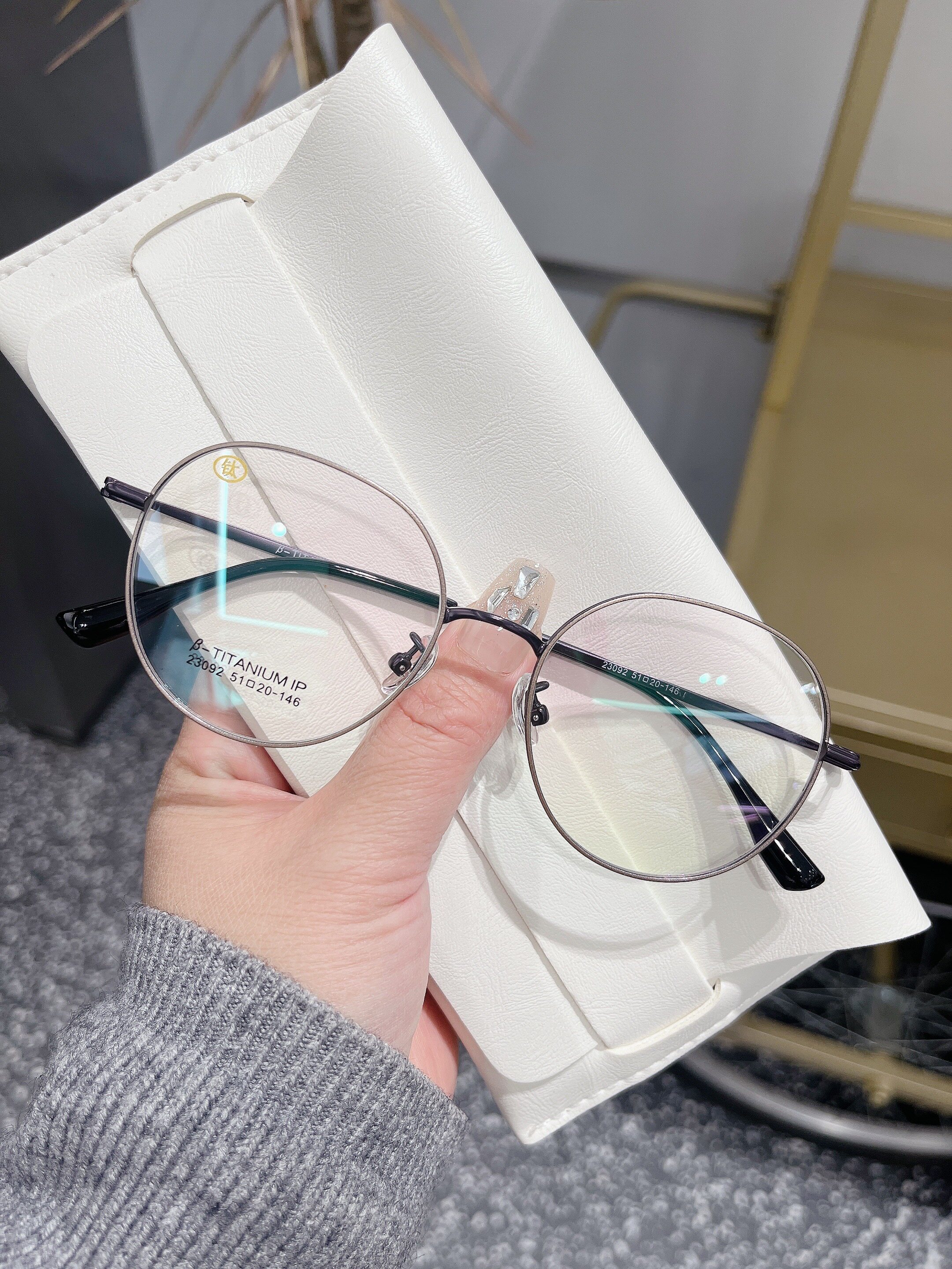 韩版蓝光大框显瘦ins多边beta钛架美容显瘦男女复古近视眼镜框