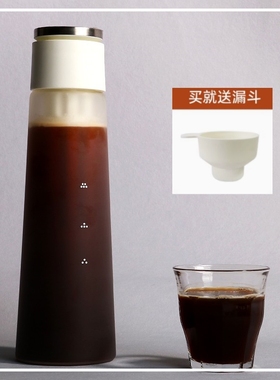 泰摩 冰锥冷泡瓶 咖啡冷萃壶 冷萃壶 茶滴水果茶壶 热泡壶 耐高温