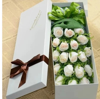 鲜花速递同城南京七夕情人节红玫瑰花束生日配送花上门新品礼盒