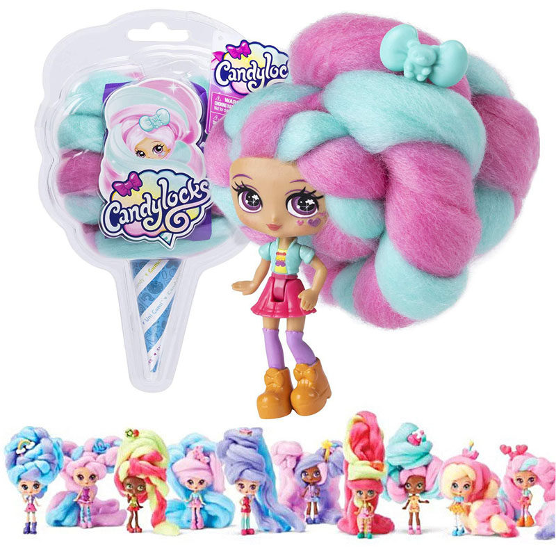 棉花糖编发美发娃娃盲盒长发惊喜玩偶可爱芭芘公仔网红女孩玩具