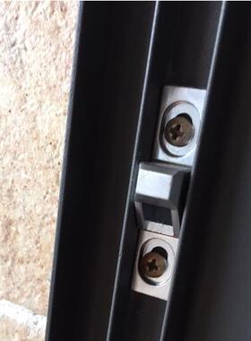 窗锁配件勾座平片勾座 铝合金门窗锁扣钩锁 窗锁锁钩 座扣 锁扣