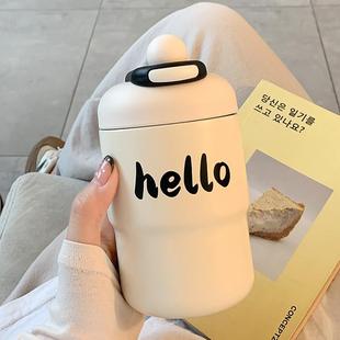 设计感小众女士学生杯子多巴胺水杯 咖啡保温杯女生高颜值2025新款