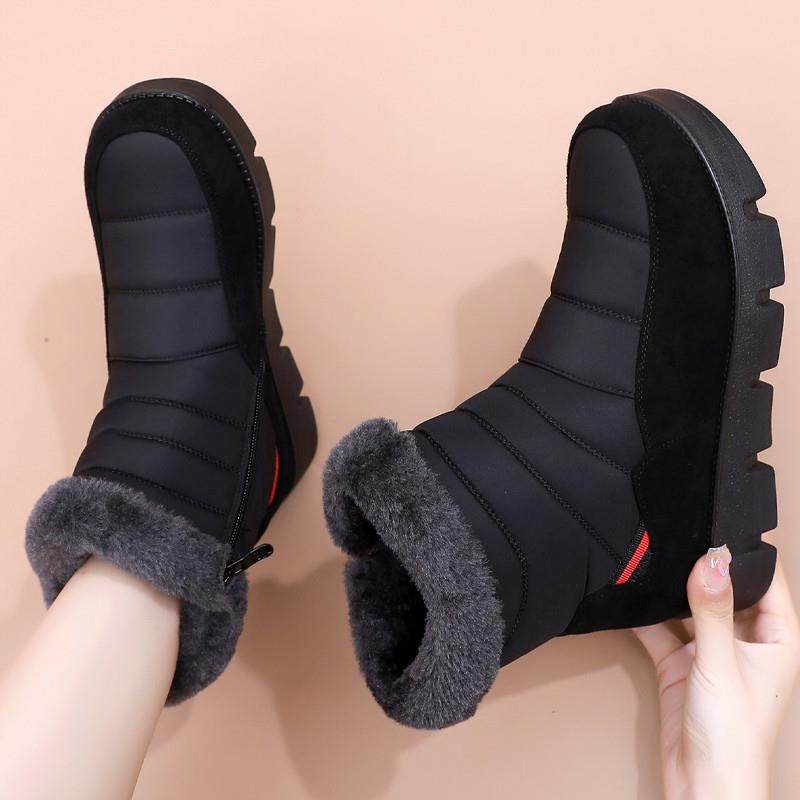 2025新款妈妈雪地靴女冬棉鞋防滑中老年中筒靴加绒加厚老人保暖鞋,女鞋,时尚雪地靴,淘宝优惠券,粉丝福利购,淘宝优惠卷