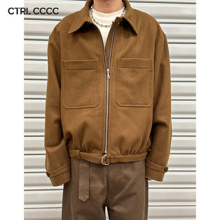 CTRL CCCC LE风格夹克羊毛夹克boxy版型cleanfit美拉德