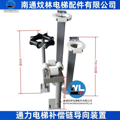 电梯配件补偿链导向装置通力电梯防晃装置挡绳导向环导向圈档杆