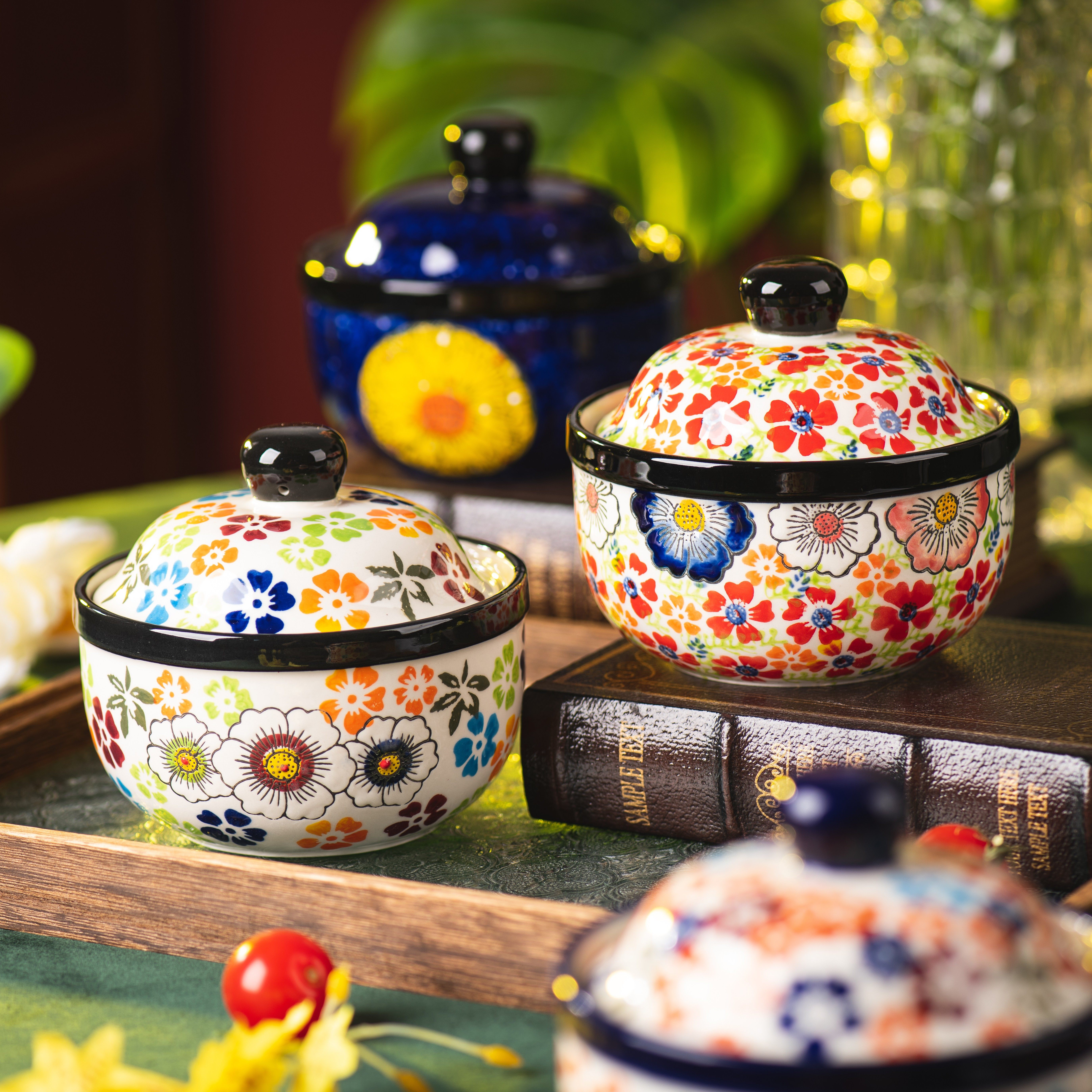 2025新款喜糖盒子礼盒空盒糖果盒结婚专用陶瓷带盖罐伴手礼礼物盒