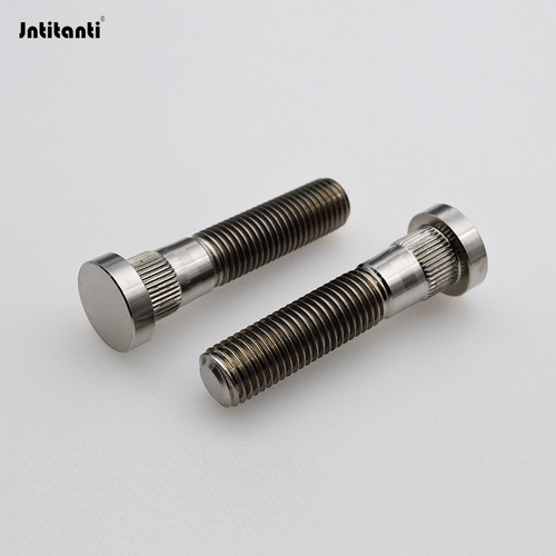 Jntitanti钛合金汽车轮毂改装螺丝螺杆M12*1.5*45-50mm适用于捷豹