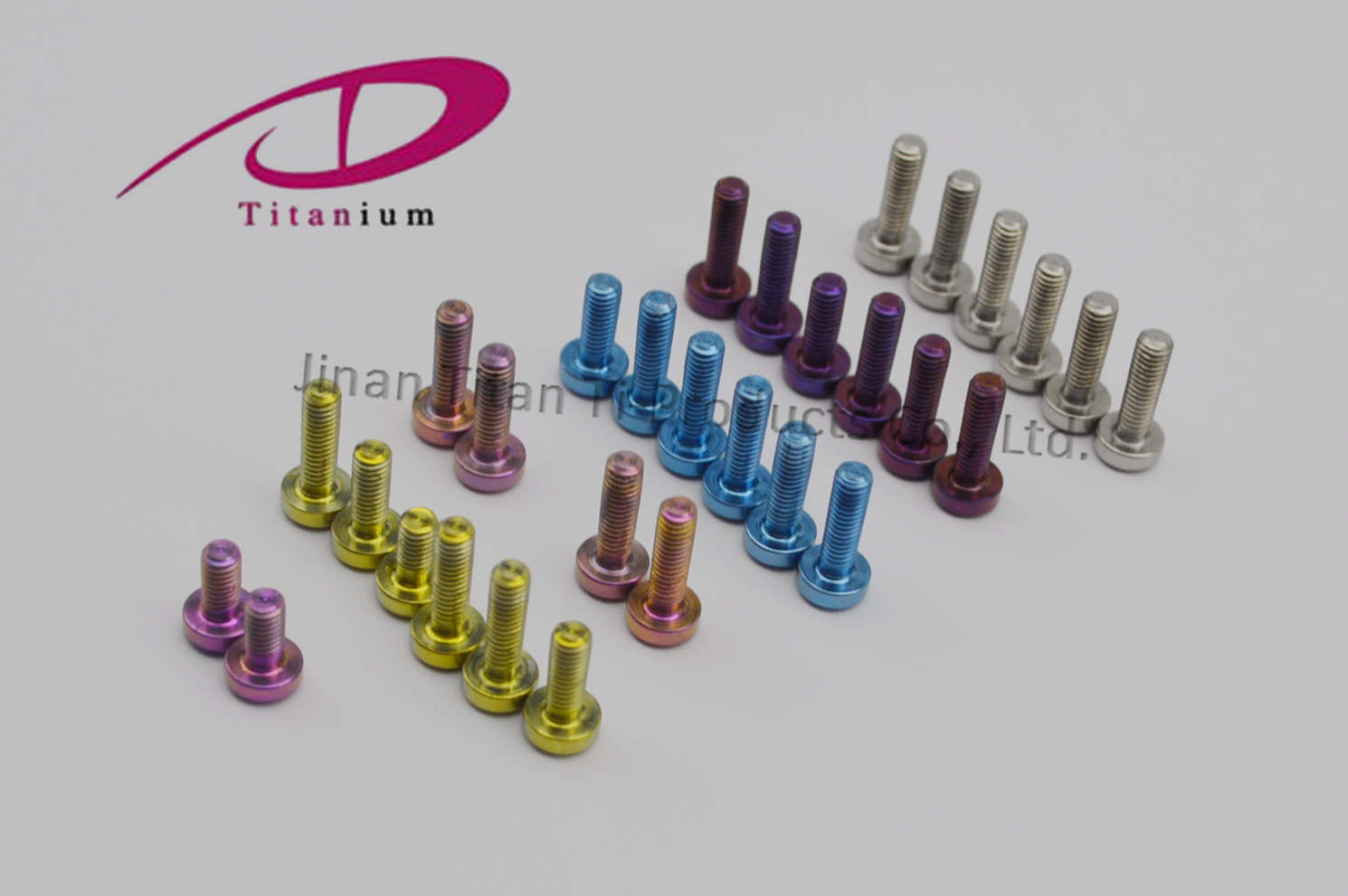 钛合金无人机用螺丝 金色m3x6mm