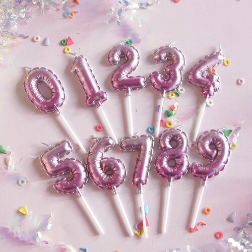 网红生日数字蜡烛520情人节插件