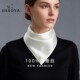 100%桑蚕丝丝巾女双面真丝围巾小方巾纯色缎面护颈围脖三角小领巾