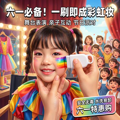 可水洗彩印章儿童彩绘