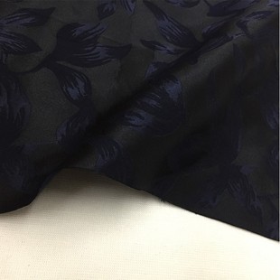 欧美高档立体织花提花布料棉质织锦缎连衣裙礼服装色织混纺面料