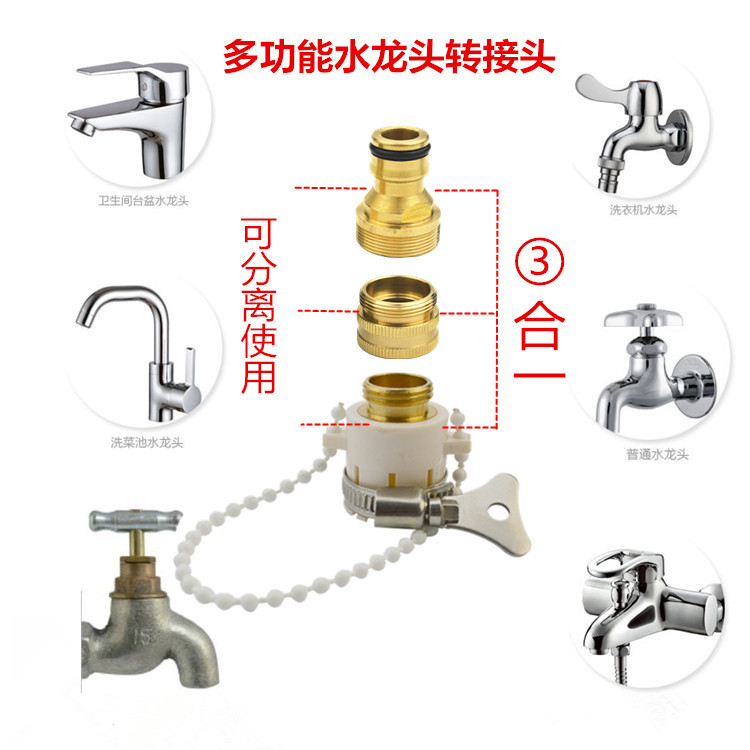 多功能水管接头洗车洗车水枪软管